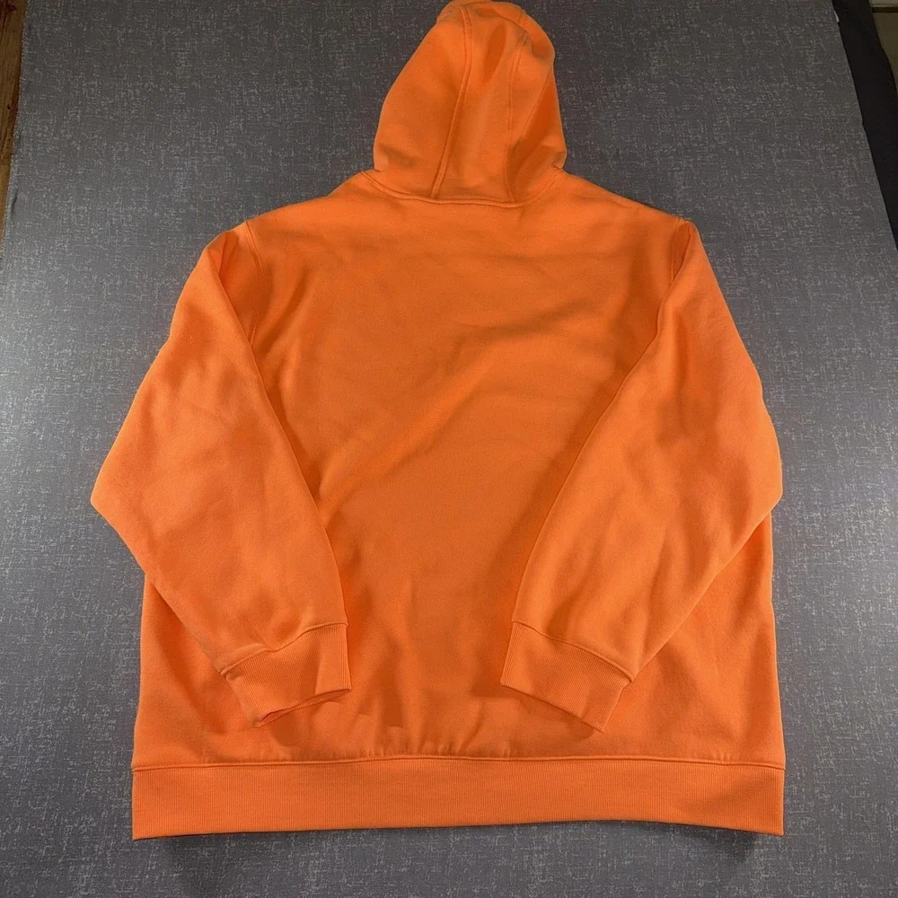 Brahma Hoodie Mens 3XL Orange Fleece Pullover Kangaroo‎ Pocket Workwear